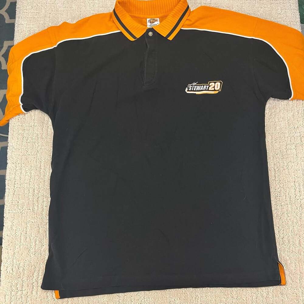 VTG Winners Circle Tony Stewart #20 NASCAR Racing Polo Shirt